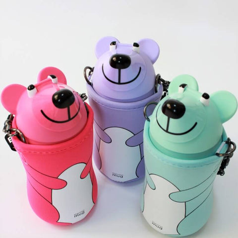 animal bear drink bottles