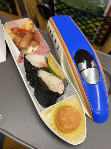 shinkansen bullet train kids bento box