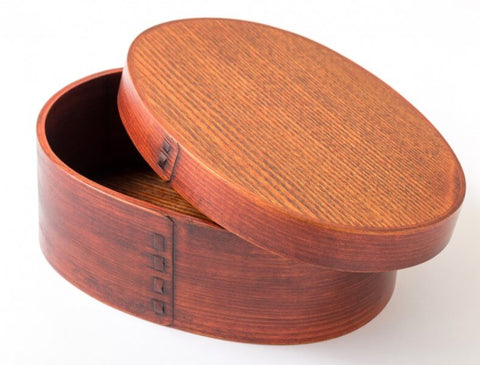 brown wooden bento box