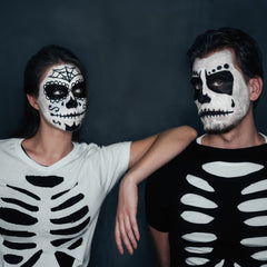 DIY skeleton costume