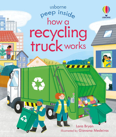 How a recycling truck works book