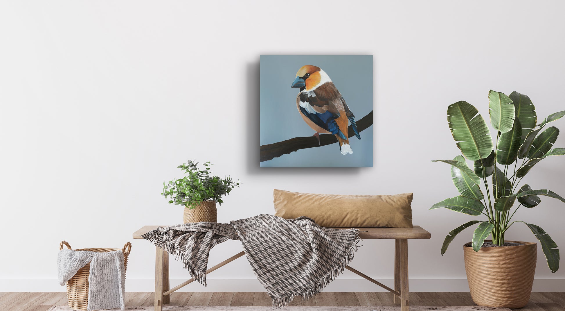 Lara Sayegh Art | Hawfinch Bird