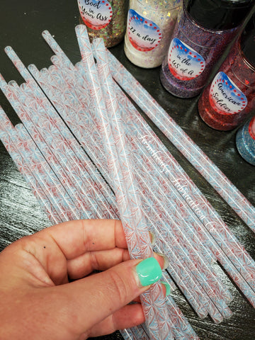 Camo Reusable Straws / Printed Straws / Acrylic Straws – Farmhouse  Fabrication