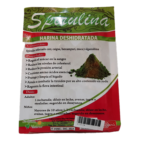 Harina de Spirulina 120gr | Herbolario Mika – Tienda Mika Chile