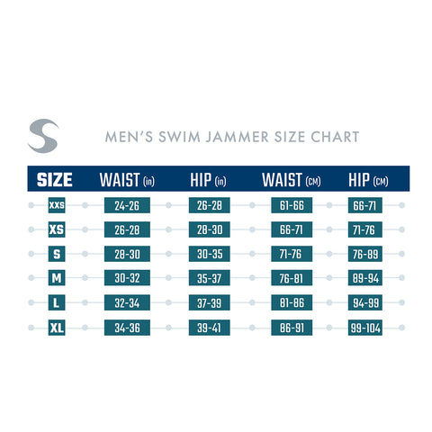 Swim Jammer size - Synergy Wetsuits