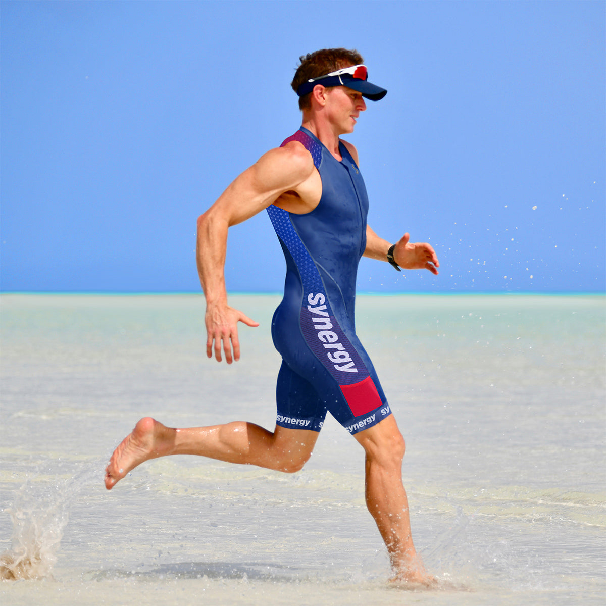 Elite Sleeveless Tri Suit - Limited Edition USA - Synergy Wetsuits