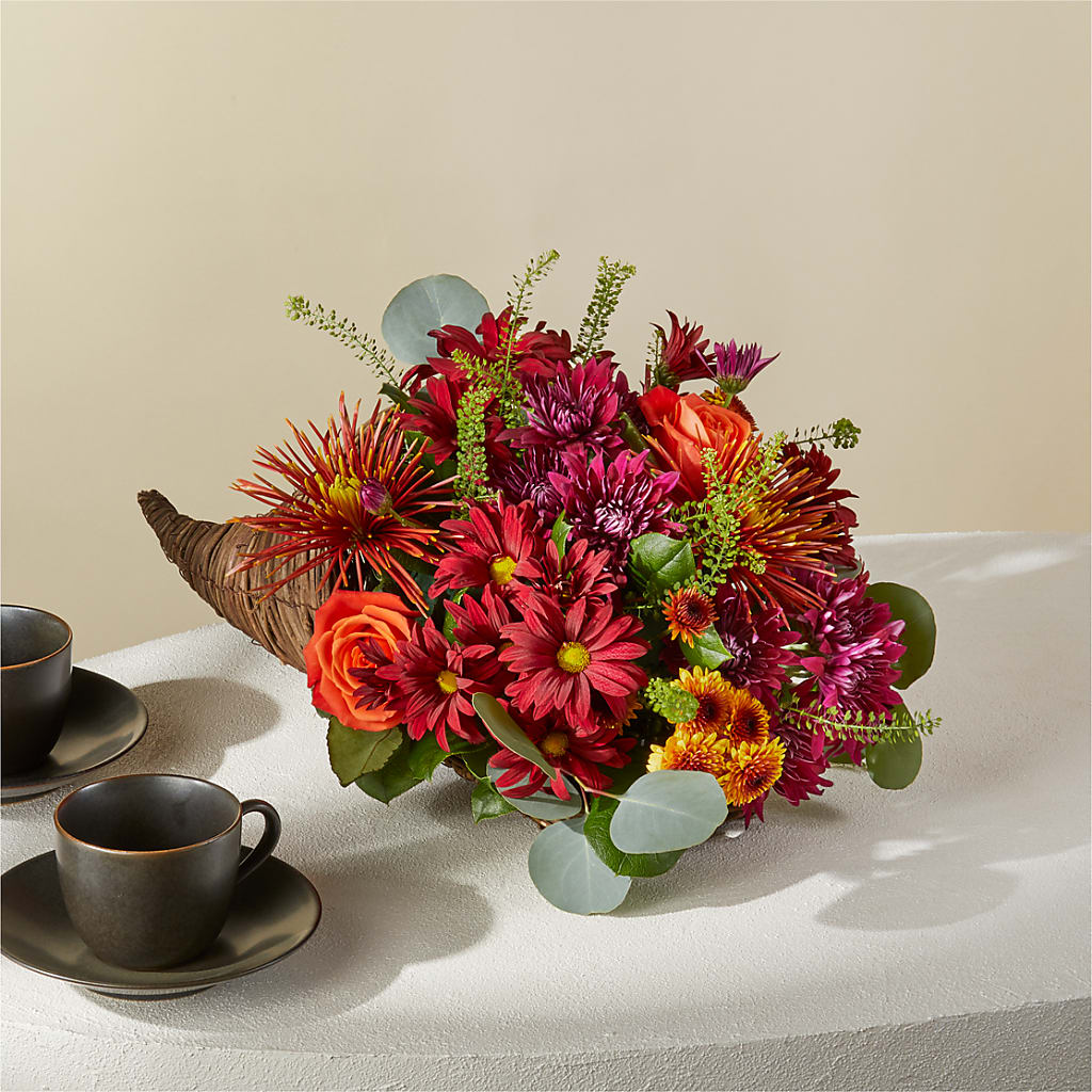 Autumn Herald Cornucopia - Hermes Floral and Chenoweth Ga product image