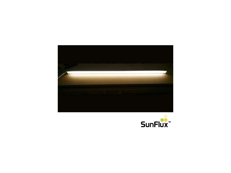 Billede af SunFlux LED Diodeskinne 58cm, 10W, 3000K, Ra82, 10-36VDC, 800lm, dæmpbar