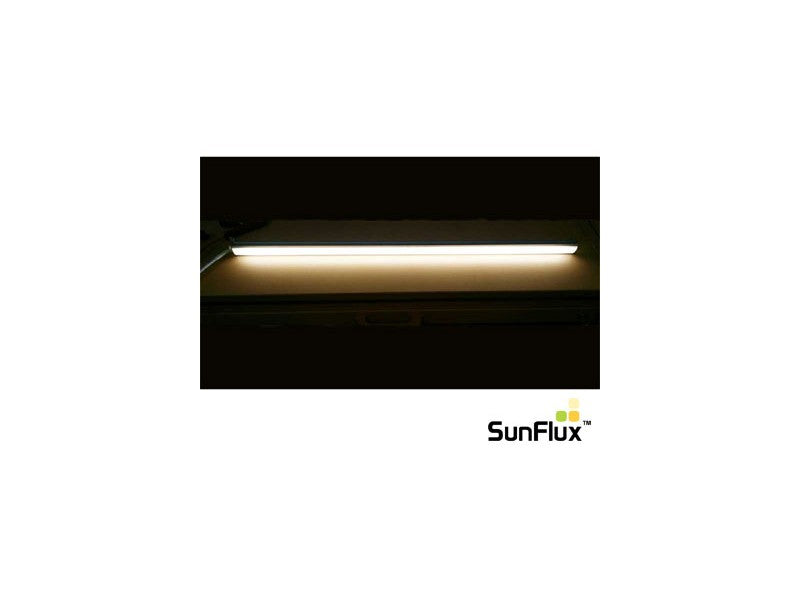 Billede af LED lysskinne 20 cm, 3000K, 24VDC, 3W, , 180Lm, Ra97, dæmpbar, Mat cover SunFlux