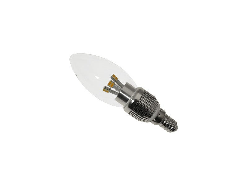 Billede af E14 kerte 5,1W LED klar Luxinia 2650K 353Lm Ra85, 360Â° sunflux