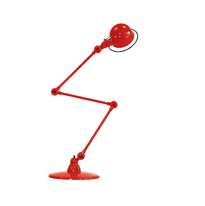 Loft D 9403 m/ 3 arme á 40 cm gulvlampe Jieldé