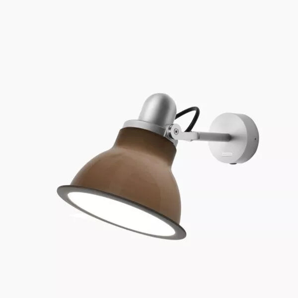 Billede af Type 1228 brun anglepoise væglampe