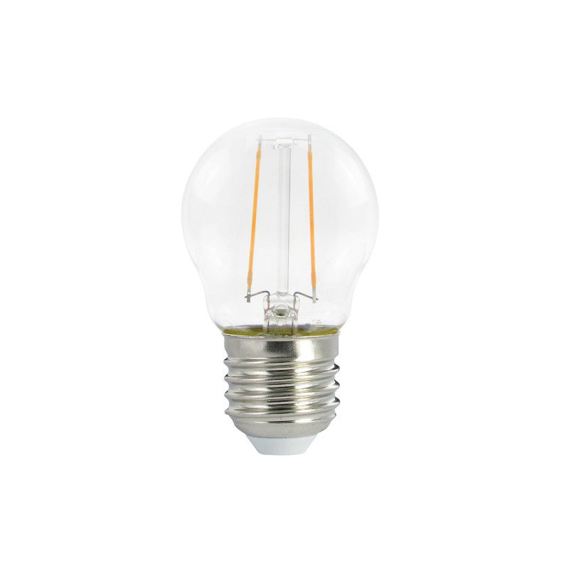 Se LED Globetta G45 Decorative Clear 2W E27 2700K Bulb hos Lamper4u