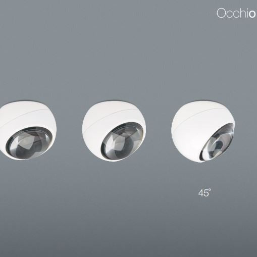 Billede af Io Giro Volt loftlampe/spot mat hvid Occhio (outlet)