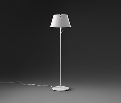 Billede af Giro 2400 / hvid gulvlampe vibia