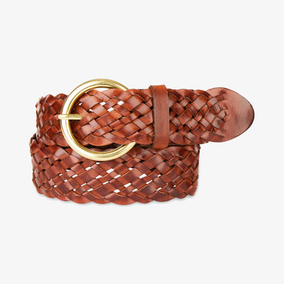 Fia Braid BRAVE Leather Belt -- Custom Made for You