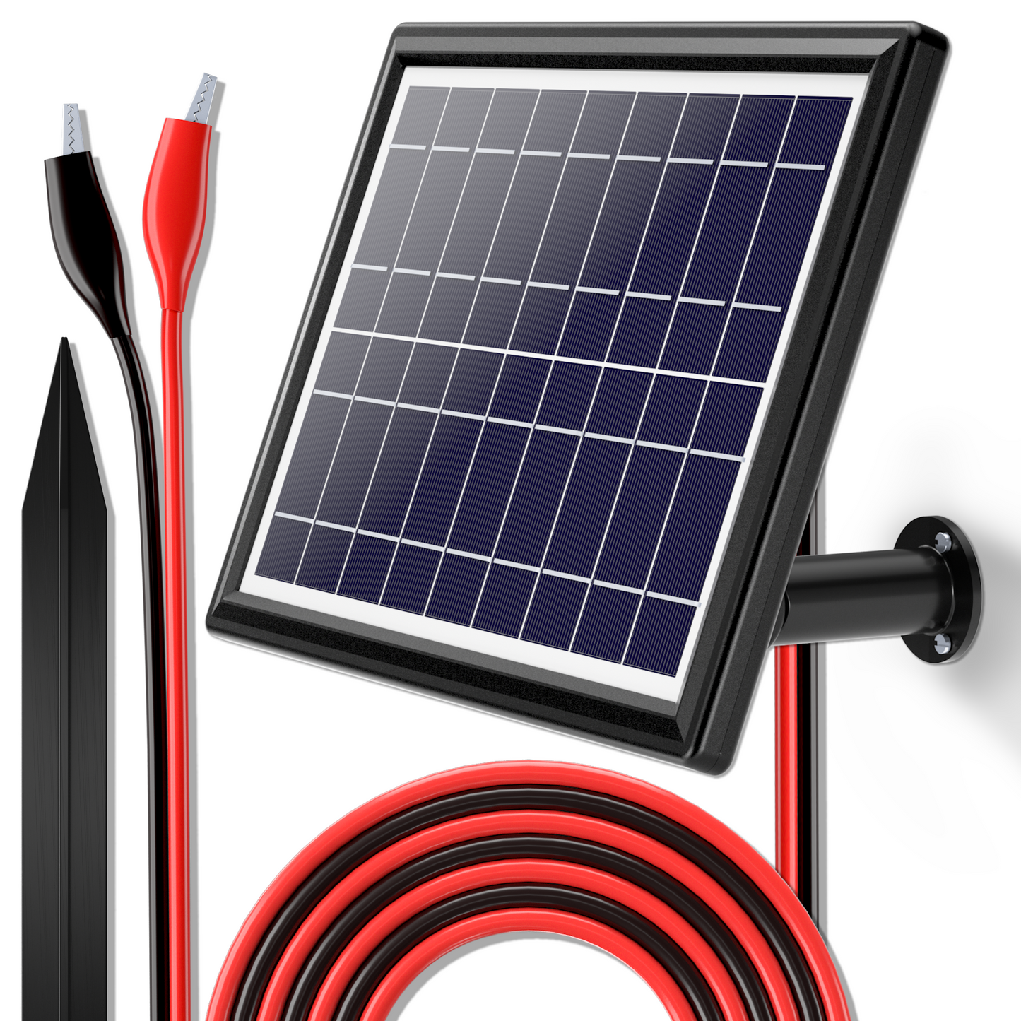 omvang Gastheer van Onzorgvuldigheid POWOXI 6W Solar Charger Solar Kit for Gate Opener 6V