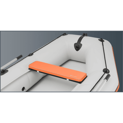Bench seat cushion for inflatable boats