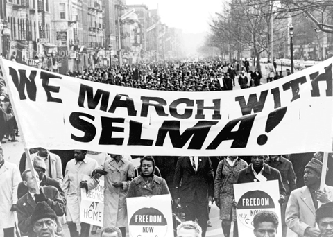 harlem marchers in support of selma