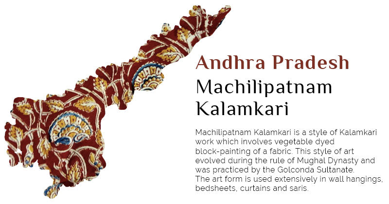 Fabric of Andhra Pradesh - Machilipatnam Kalamkari