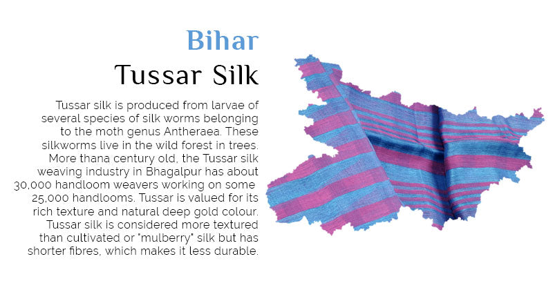 Fabric of Bihar - Tussar Silk