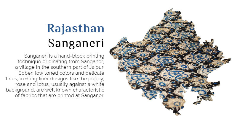 Fabric of Rajasthan - Sanganeri