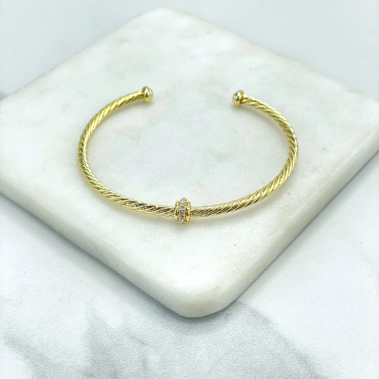 18k Gold Reflections Bangle – Tribe and Hunt