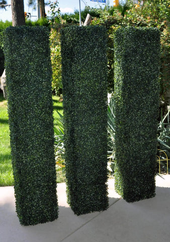 Artificial PVC UV Rated Boxwood Column