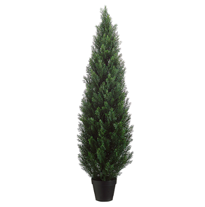 5 Foot Artificial PVC Cedar Tree for Indoor and Outdoor Silk Plants Canada