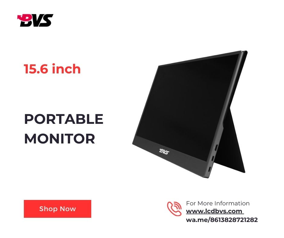 bvs 15.6inch portable monitor ips black