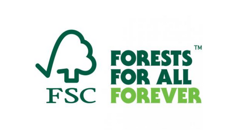 Forest Stewardship Council FSC®logo gecertificeerd keurmerk