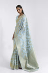 New Launched Printed Silk Saree With Gold Belt at Rs 1650 in Surat