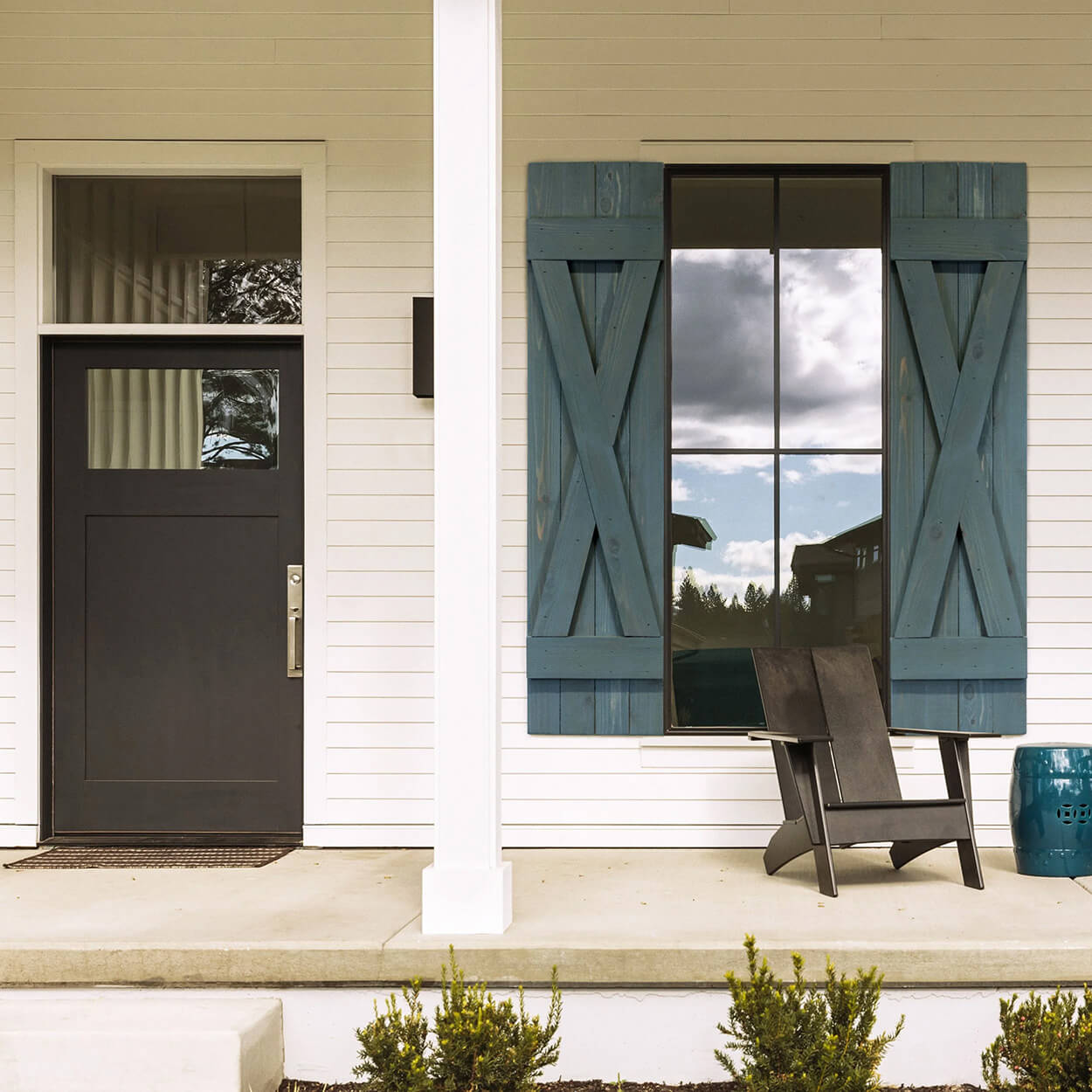 X-Exterior Wood Shutters