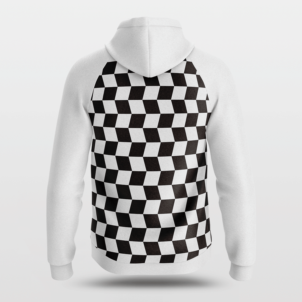 Checkerboard - Customized Loose-Fit training Hoodie