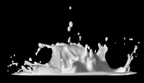 Milk for oxidising skin and detanning