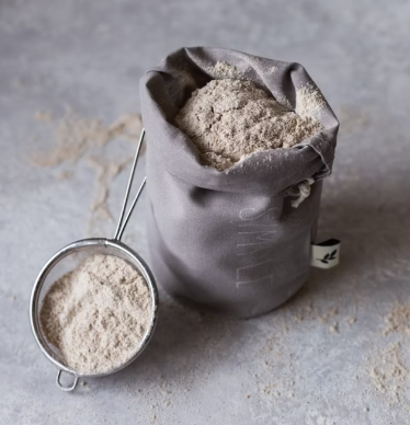 Gram flour for detanning