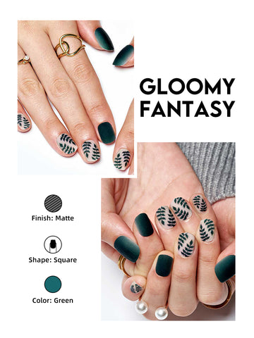 Glamermaid | Press-on nail manicure | Squoval shape Collection ...