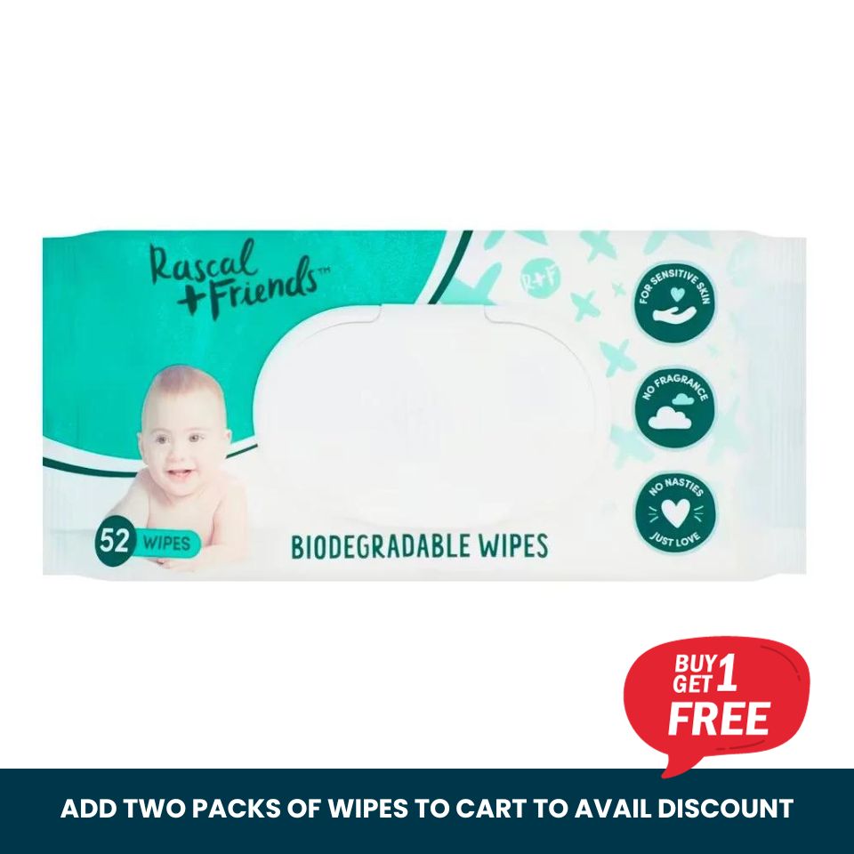 Rascal+Friends Adhesive Crawler Nappy Diapers Size 3 (6-11 Kgs