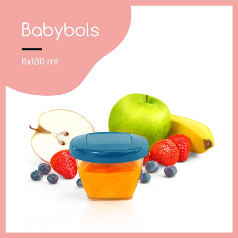 Babymoov Babybols Glass Food Container 220ml (4 pcs) –