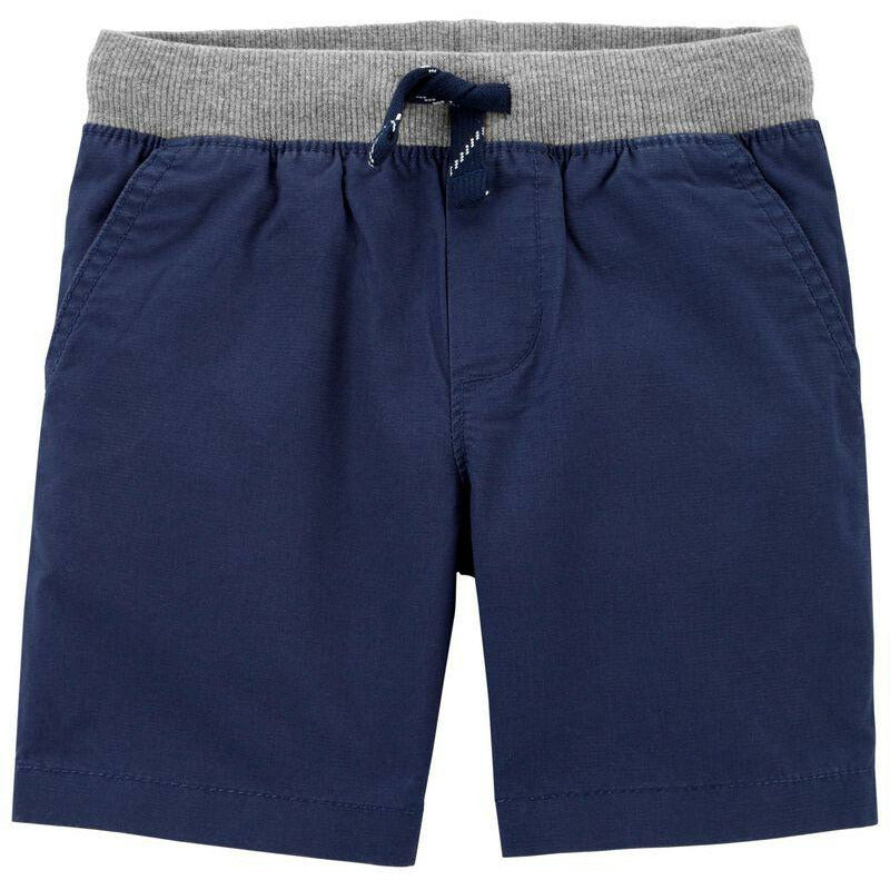 Carter's Easy Pull-On Dock Shorts Boy Khaki 1K386410 - Peekaboo