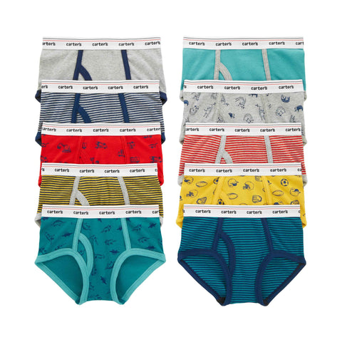 Carter's 7-Pack Cotton Briefs Boys Multicolor 3H739410 - Peekaboo