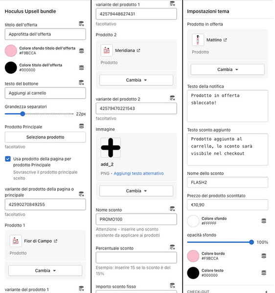 Custom Hoculus settings