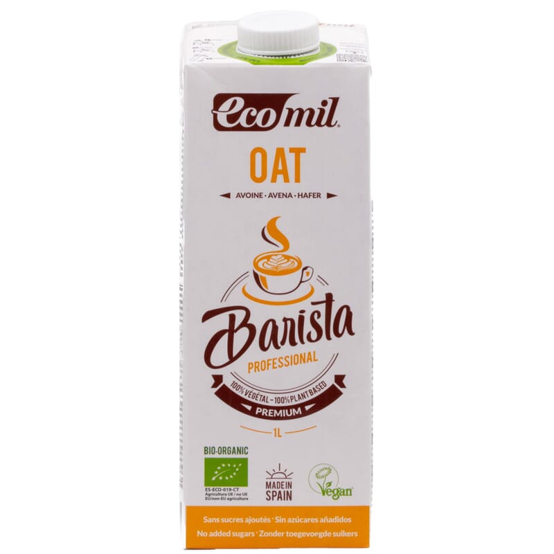 Ecomil Barista boisson à l'avoine sans sucres ajoutés Bio 1 L