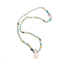 Load image into Gallery viewer, Mid-Length Relaxing Depths Gemstone Necklace

