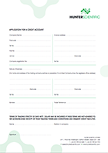 Account Application Form