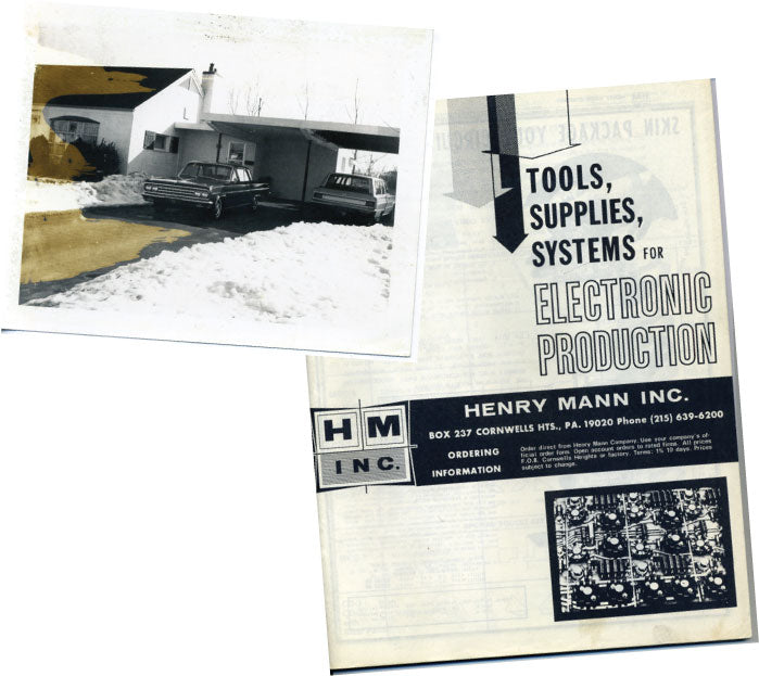 Pictures and pamphlet from early Manncorp