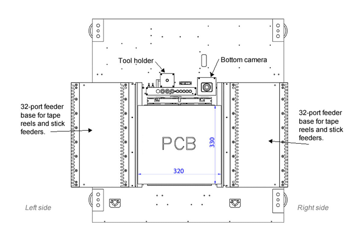 SMT Pick and Place Machine MC400 for Medium Volume PCBA – Manncorp 