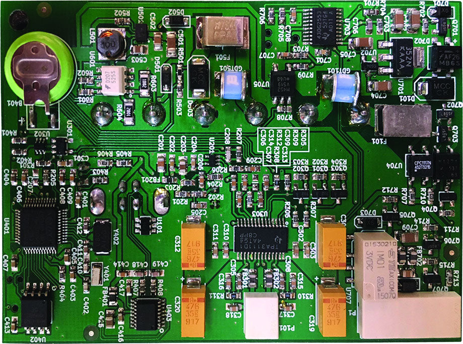 The high-mix board for Campbell Company's Accessible Pedestrian Station