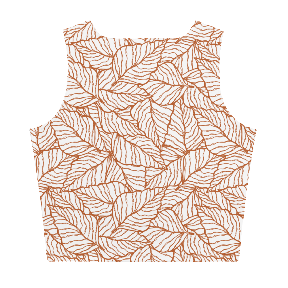 Colorful Fall Leaves | Seamless Patterns | All-Over Print Crop Top - #1