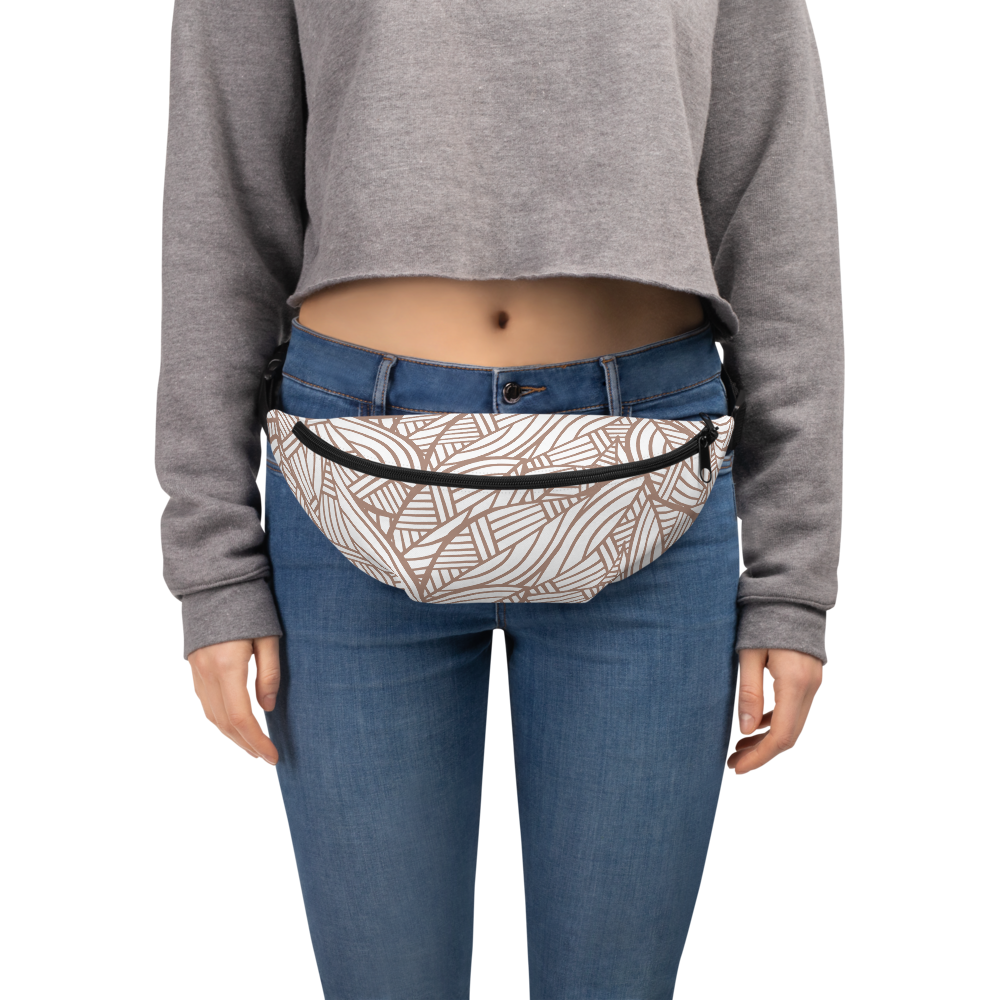 Colorful Fall Leaves | Seamless Patterns | All-Over Print Fanny Pack - #3